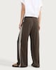 image 3 of F&F Side Stripe Wide Leg Trousers in Olive