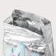 image 4 of Paperchase Something Sweet Padded Silver Lunch Bag