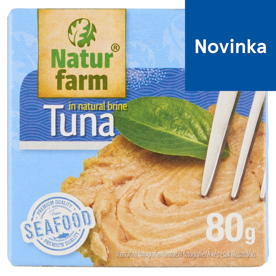 obrázok 1 z Natur Farm Tuniak kúsky vo vlastnej šťave 80 g