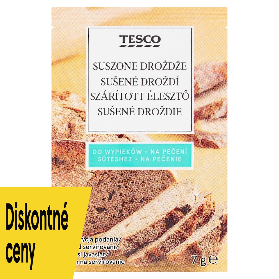 Tesco Sušené droždie 7 g