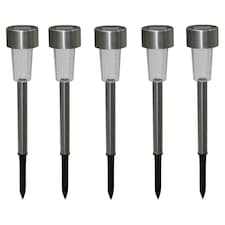 Tesco 5 Solar Stake Lights Colour Changing