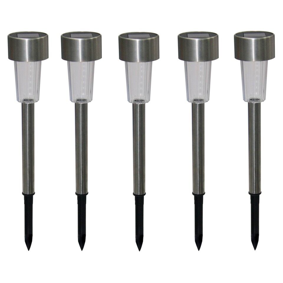 Tesco 5 Solar Stake Lights Colour Changing
