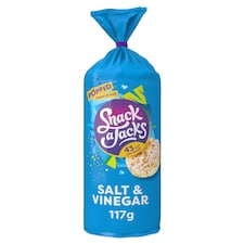 Snack A Jacks Salt & Vinegar Rice Cakes 117G