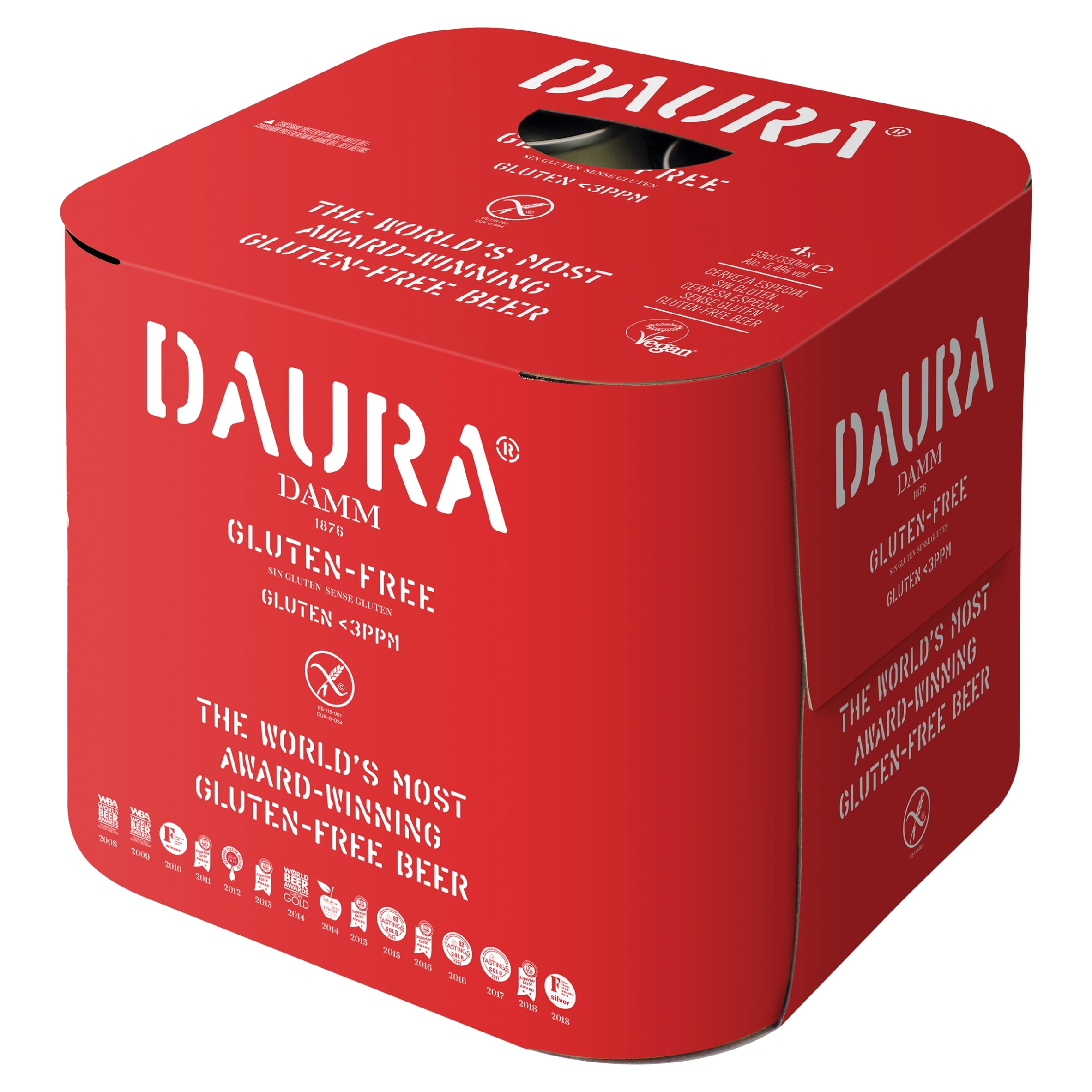 Daura Damm Gluten Free Beer 4 x 330ml