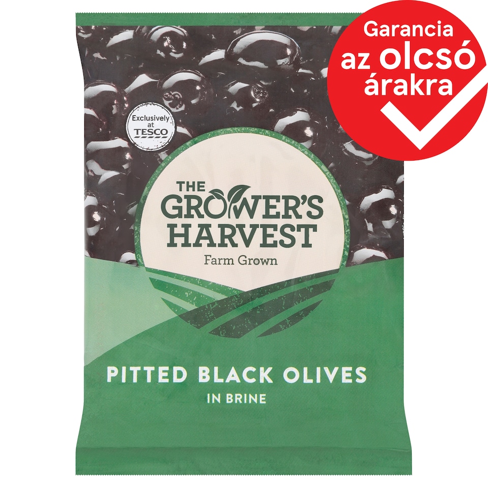 The Grower's Harvest Pitted Black Olives in Brine 200 g