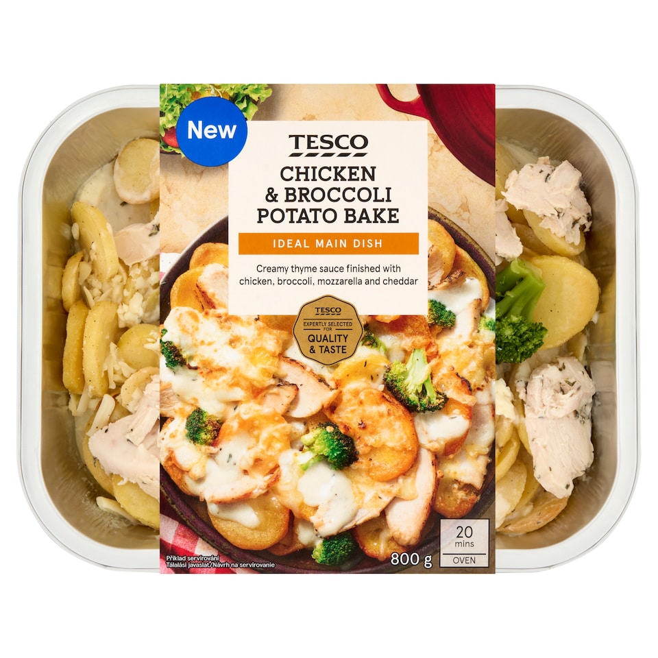 Tesco Chicken & Broccoli Potato Bake 800 g