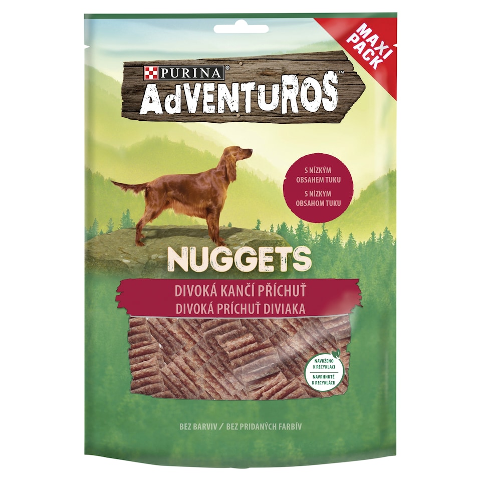 Adventuros Nuggets maškrty pre psov diviak 300 g