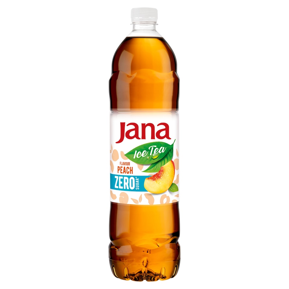 Jana Ice Tea energiamentes őszibarack ízű szénsavmentes üdítőital tea kivonattal 1,5 l