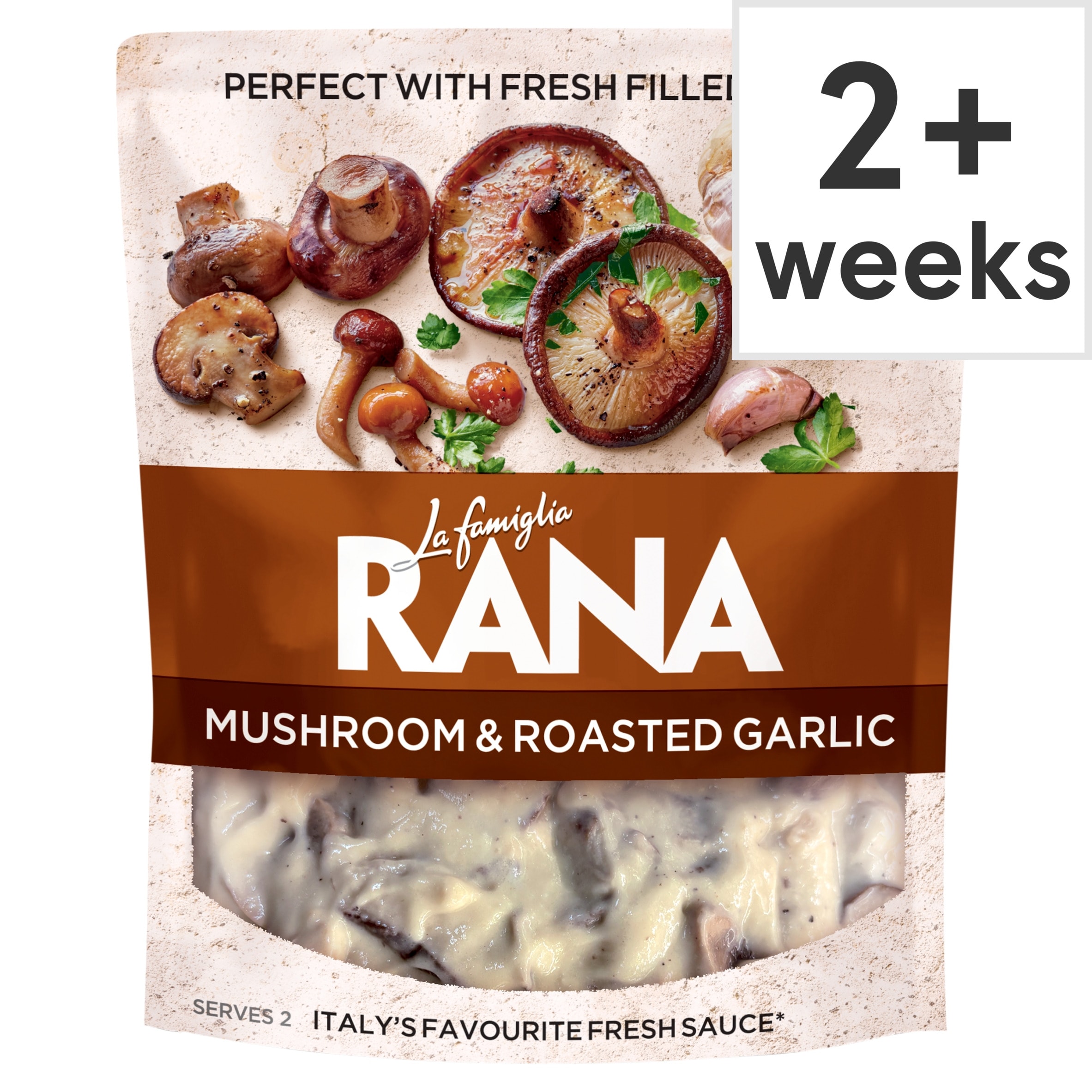 La Famiglia Rana Mushroom & Roasted Garlic Fresh Sauce 200g