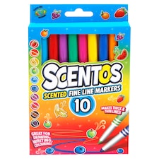 Scentos Fine Line Markers 10 Pack