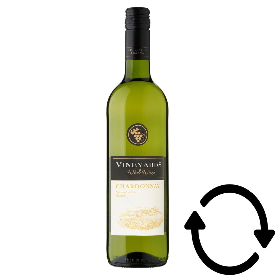 Vineyards Chardonnay száraz fehérbor 12% 750 ml