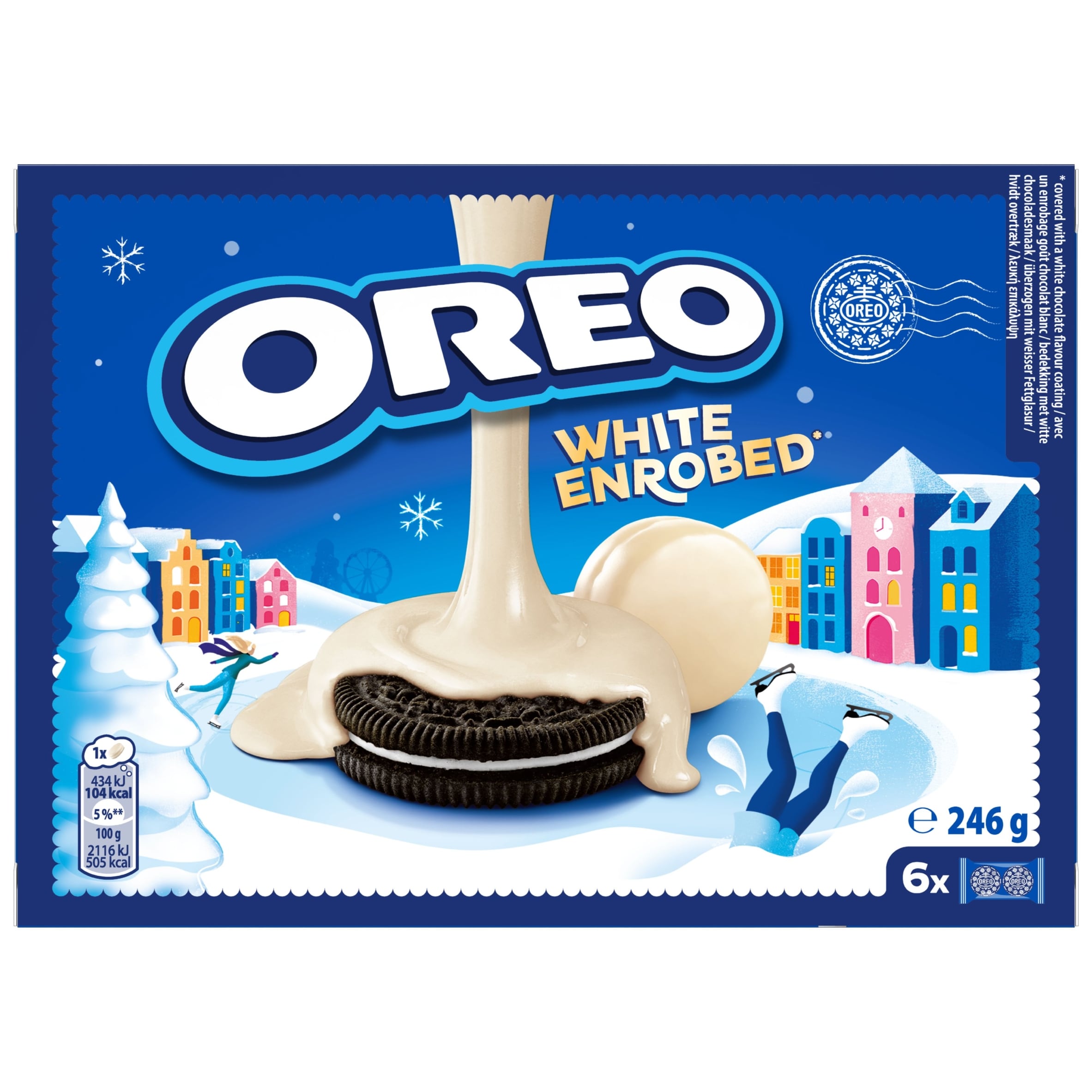Oreo White Chocolate Covered Cookies 246G