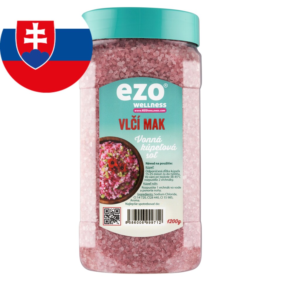 image 1 of Ezo Wellness Poppy Scented Bath Salt 1200 g