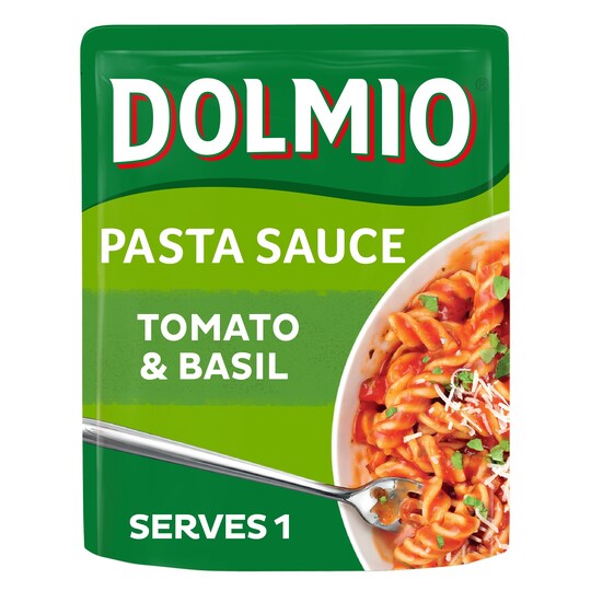Dolmio Tomato And Basil Pouch Pasta Sauce 170G Tesco Groceries