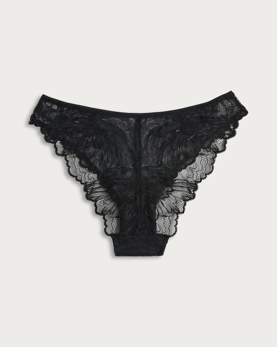 image 1 of F&F 3-Pack Lace Brazilian Knickers in Multi