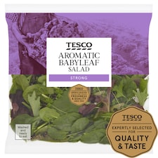 Tesco Aromatic Babyleaf Salad 90G