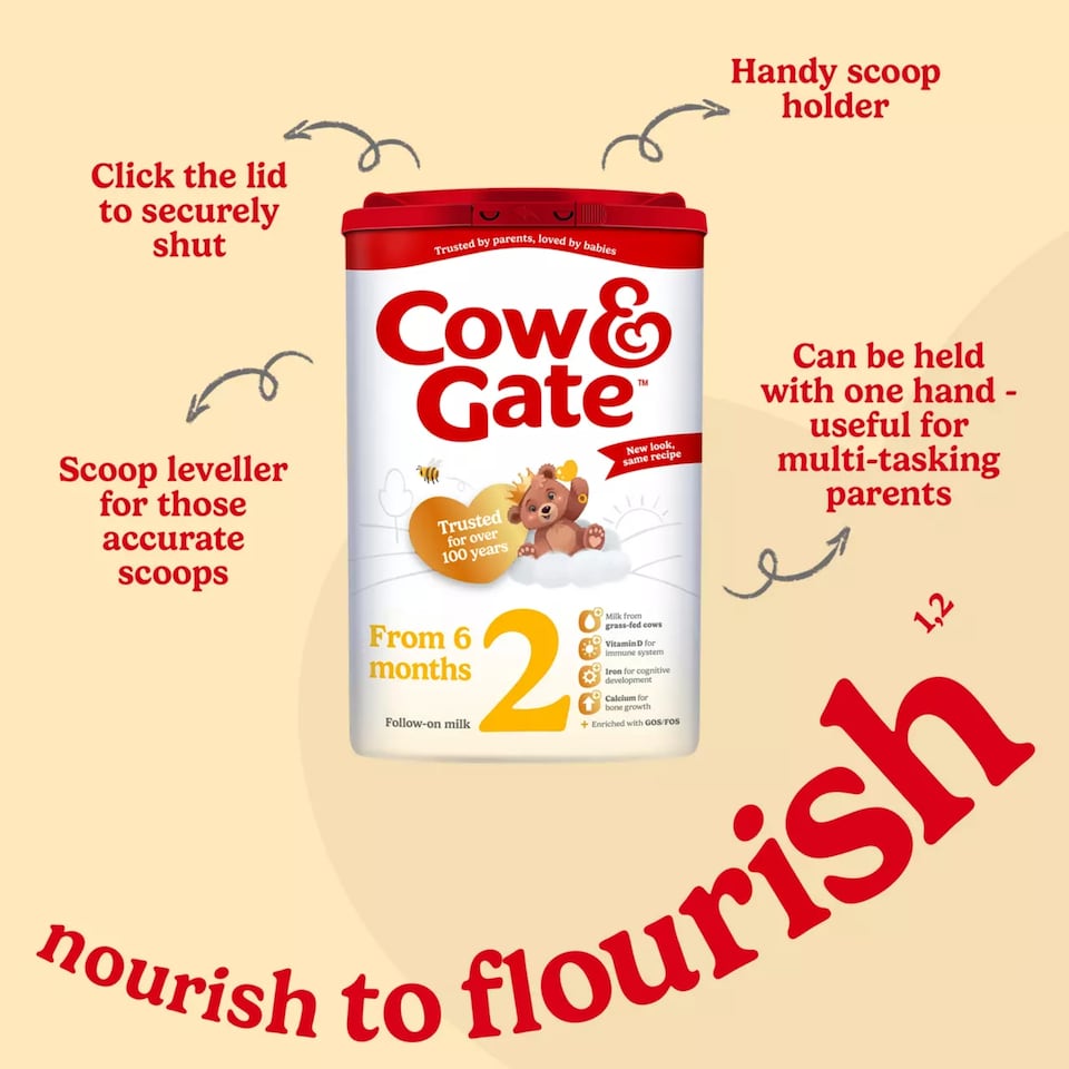 image 1 of Cow & Gate 2 Follow On Baby Milk Formula Powder 6-12 Months 800g