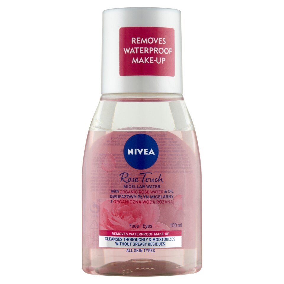 NIVEA kétfázisú rózsavizes micellás víz mini 100 ml  1. kép