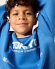 image 1 of F&F Boys Cotton Rich Tokyo Sweatshirt in Blue