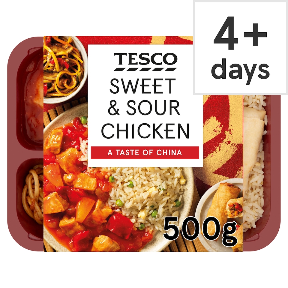 Tesco Sweet & Sour Chicken Meal For One 500G