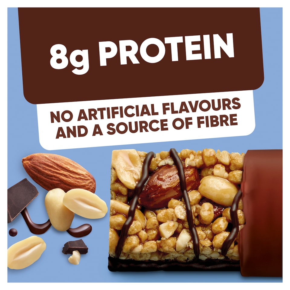 image 1 of Kellogg's High Protein Almond & Dark Chocolate 4x35g