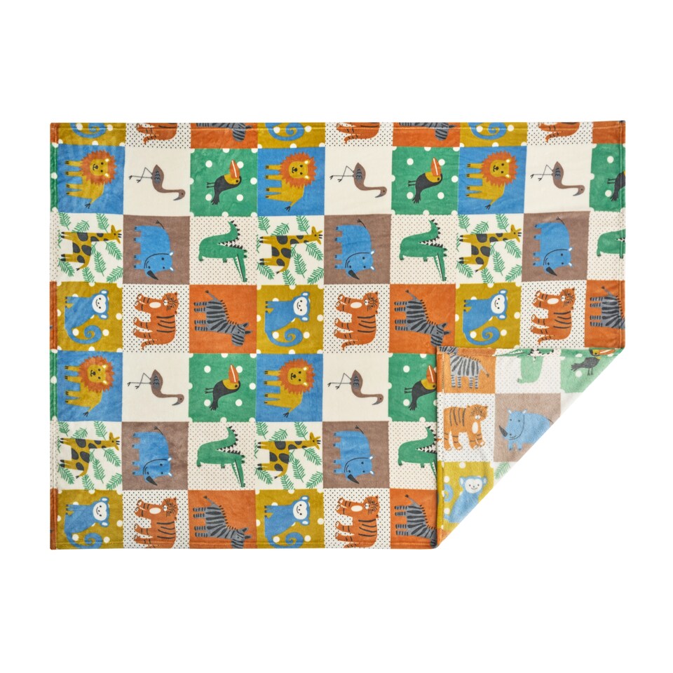 SILENTNIGHT Healthy Growth Animal Fleece Throw