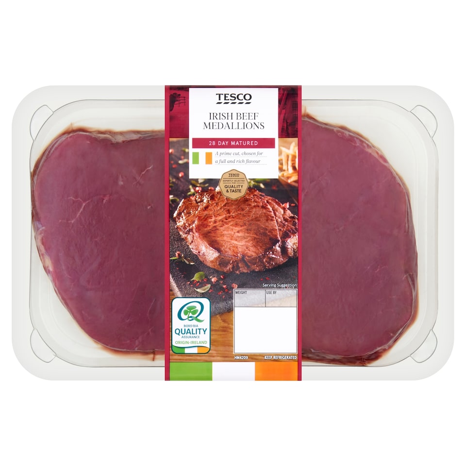 Tesco Irish Beef Medallion 381G