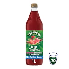 Robinsons Fruit Creations Strawberry & Watermelon Squash 1L
