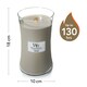 image 2 of Woodwick Fireside Large Hourglass Candle 610g