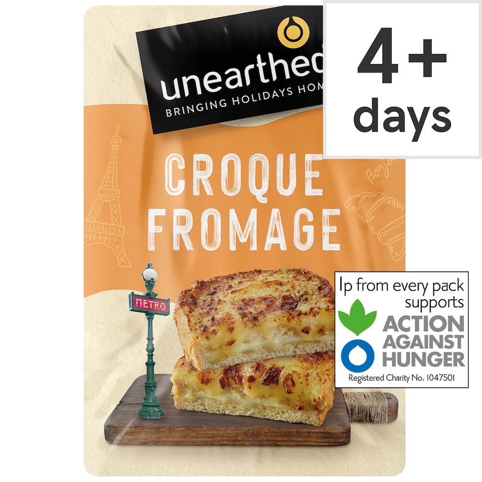 Unearthed Croque Fromage Raclette & Emmental Toasted Sandwich 140g