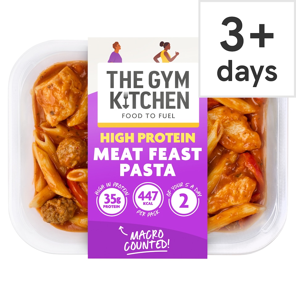 image 1 of The Gym Kitchen Meat Feast Pasta 400g