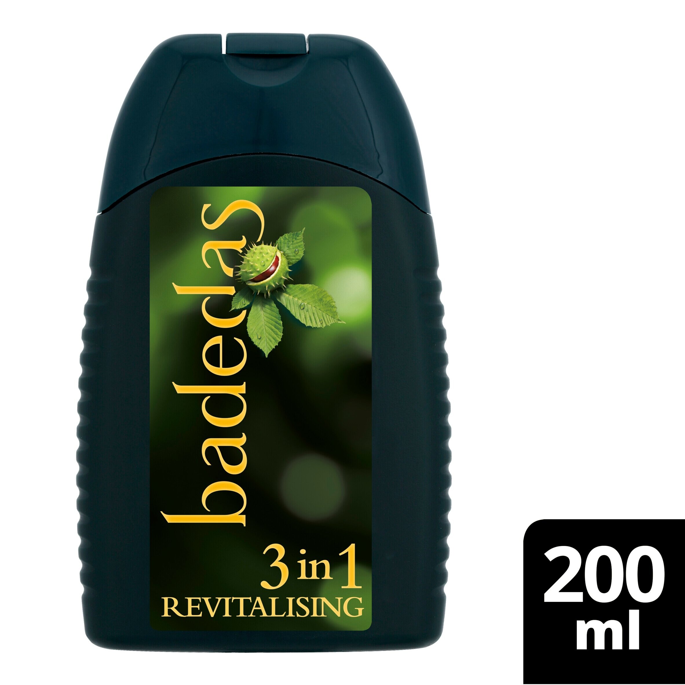 Badedas 3-in-1 Duschgel Mit Rosskastanien-Extrakt – 200 Ml, Für Körper & Haar