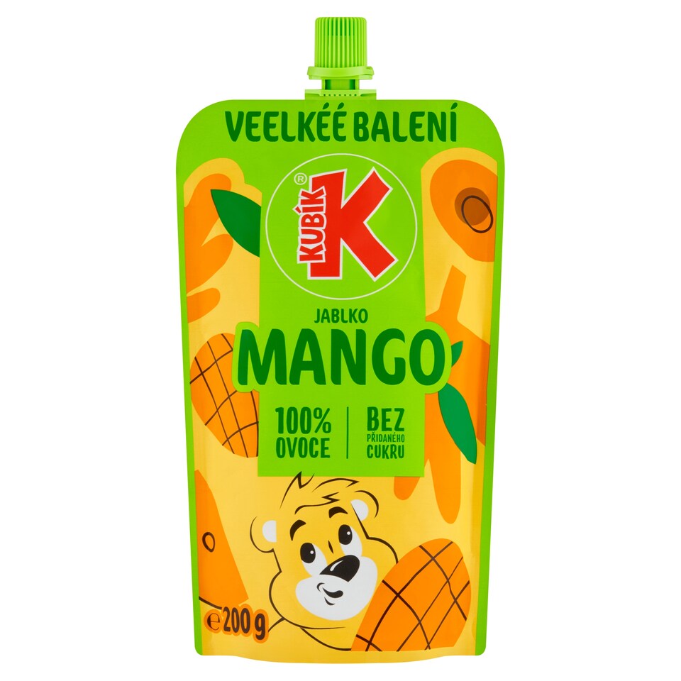 image 1 of Kubík 100% Thick Apple and Mango Puree 200 g