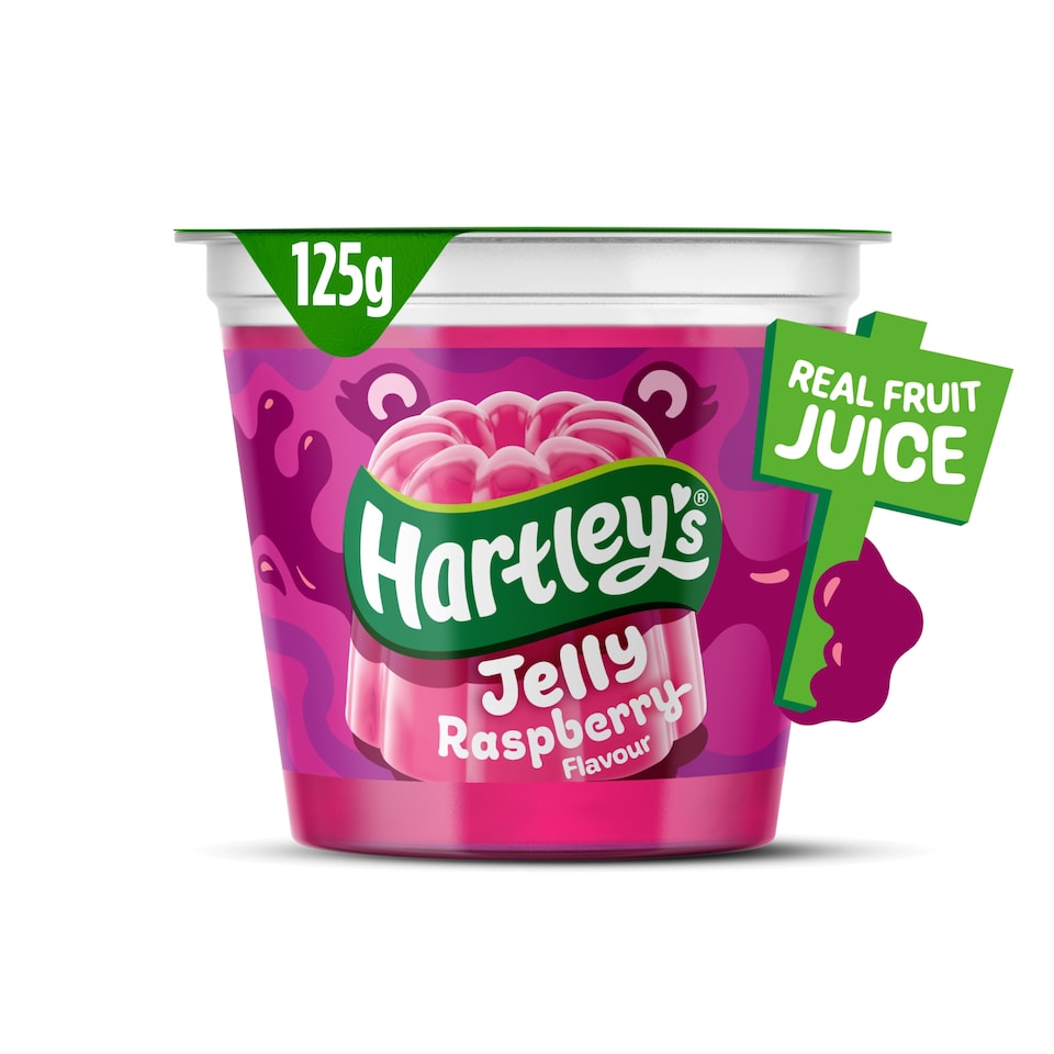 Hartleys Ready To Eat Jelly Raspberry 125G