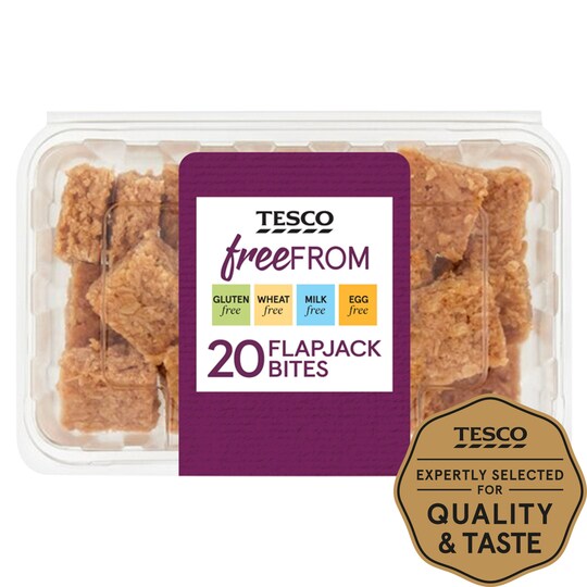 Tesco Free From Flapjack Bites 20 Pack Tesco Groceries