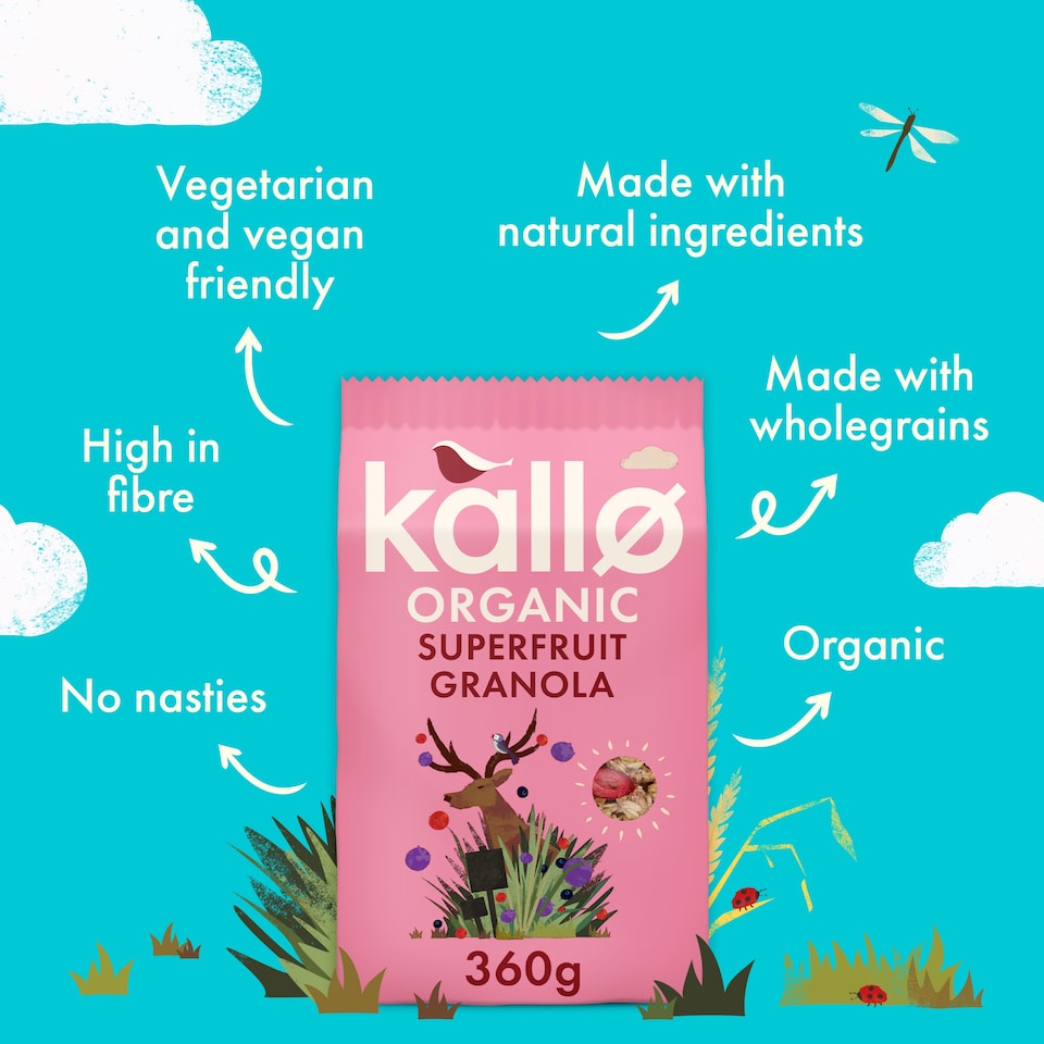 image 1 of Kallo Organic Superfruit Granola 360g
