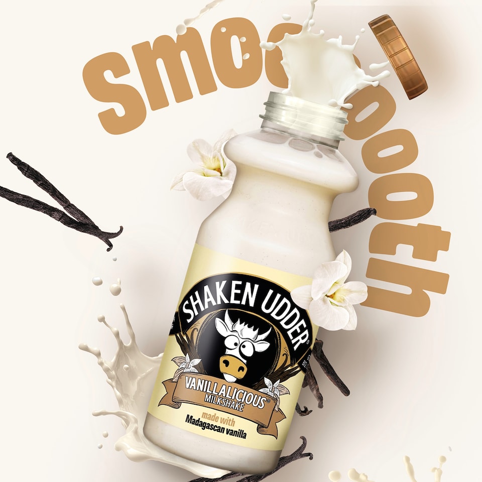 image 1 of SHAKEN UDDER VANILLALICIOUS MILK SHAKE 330ML