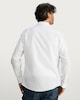 image 4 of F&F Pure Cotton Slim Fit Button Down Oxford Shirt in White