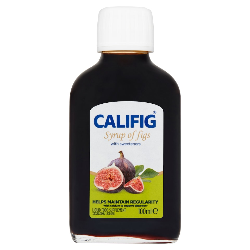 Califig Syrup of Figs - Liquid Food Supplement for Regularity 100ml