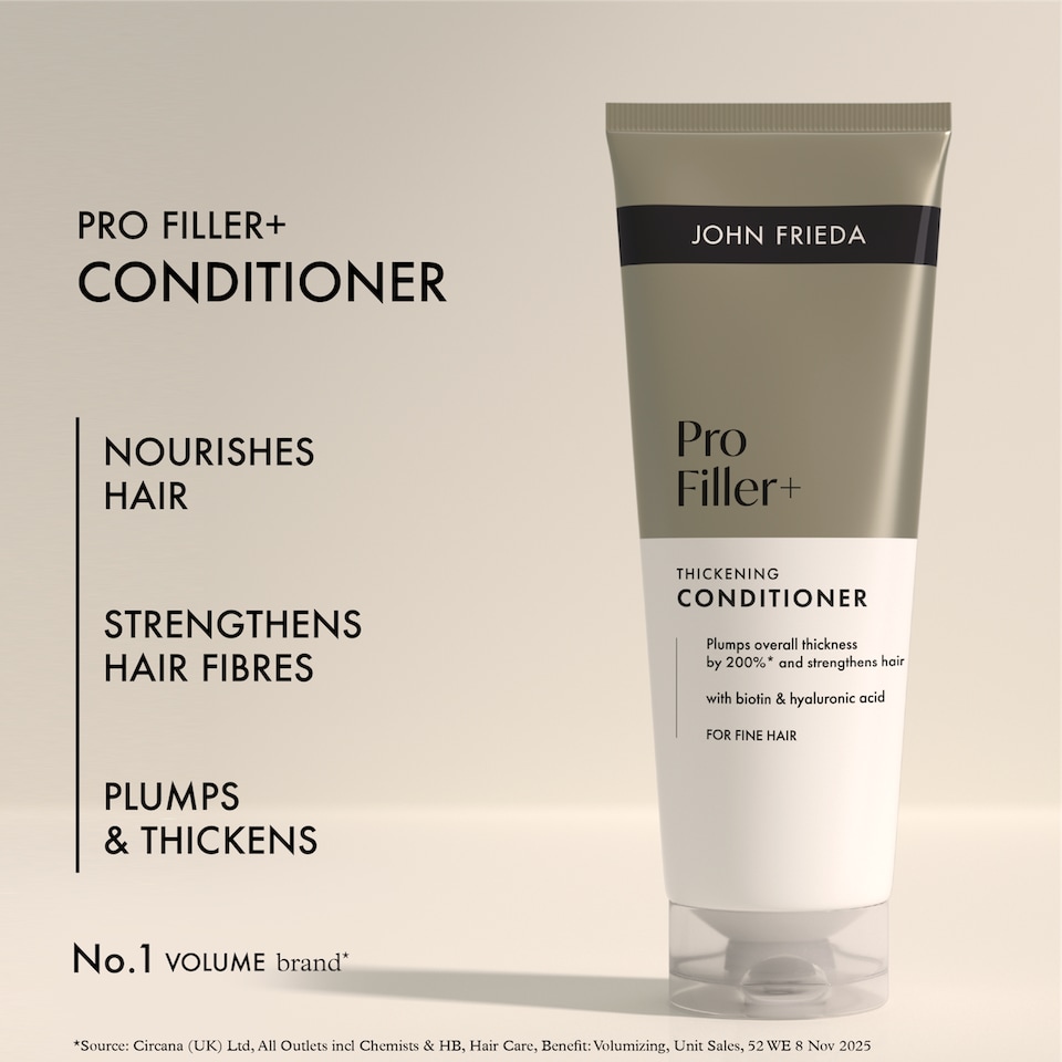 image 1 of John Frieda PROfiller+ Thickening Conditioner 250ml 