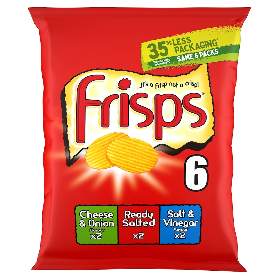 image 1 of Frisps Assorted Crisps 6X25.5G