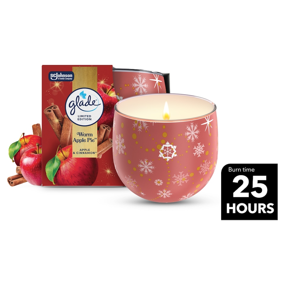 image 1 of Glade Warm Apple Pie Candle 108g
