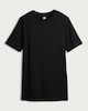image 4 of F&F WARMPLUS™ Medium Warmth Ribbed Short Sleeved Thermal T-Shirt in Black