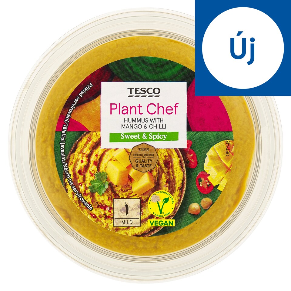 Tesco Plant Chef Hummus with Mango & Chilli 200 g