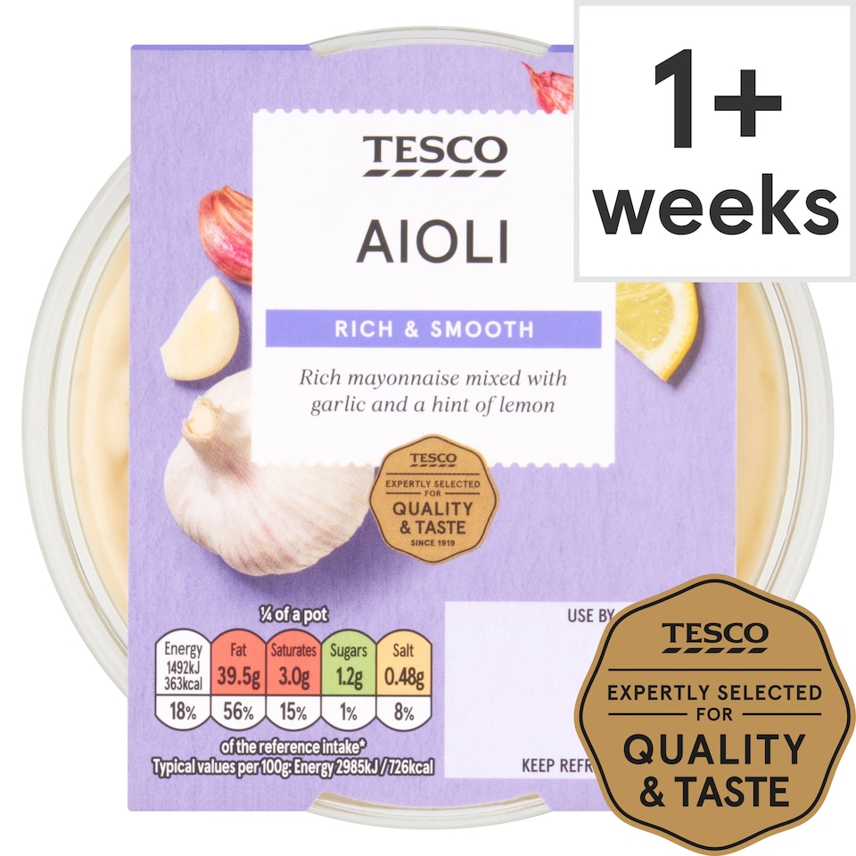 Tesco Aioli Dip 200G Tesco Groceries