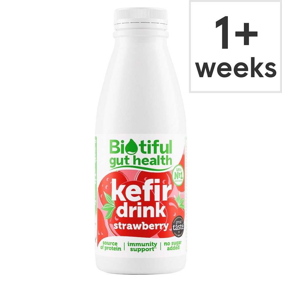 Biotiful Gut Health Kefir Milk Drink Strawberry 500ml