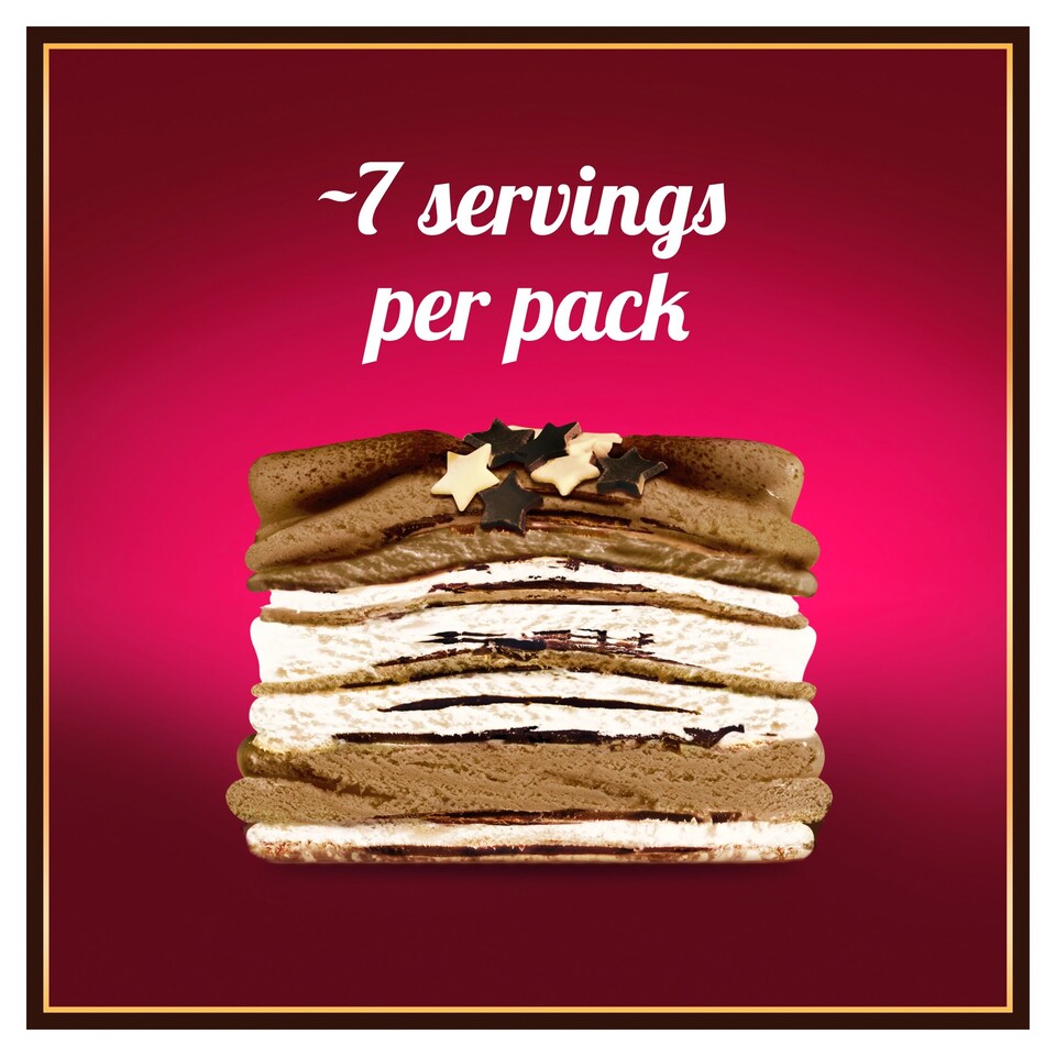 image 1 of Viennetta Chocolate Yule Log Ice Cream 650Ml