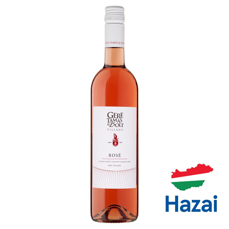 Gere Tamás & Zsolt Villány Rosé classicus rosébor 13% 750 ml