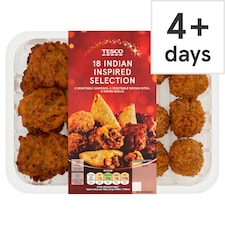 Tesco 18 Indian Inspired Selection 390g