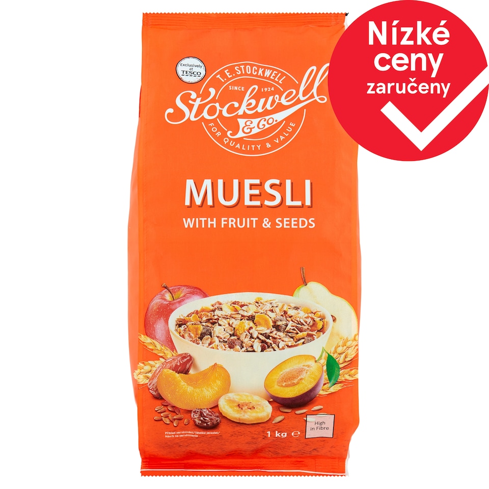 Stockwell & Co. Cereální vločky se sušeným ovocem, kousky lupínků a semeny 1kg